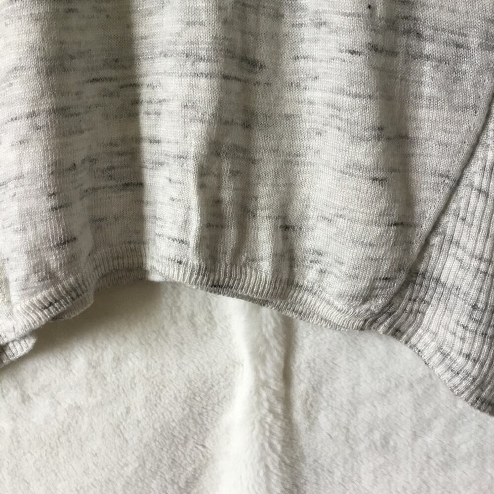 Lou & Grey Light Gray Ribside Boatneck Sweater Top - Picture 8 of 16